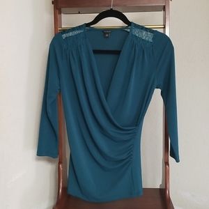 Ann Taylor Green blouse